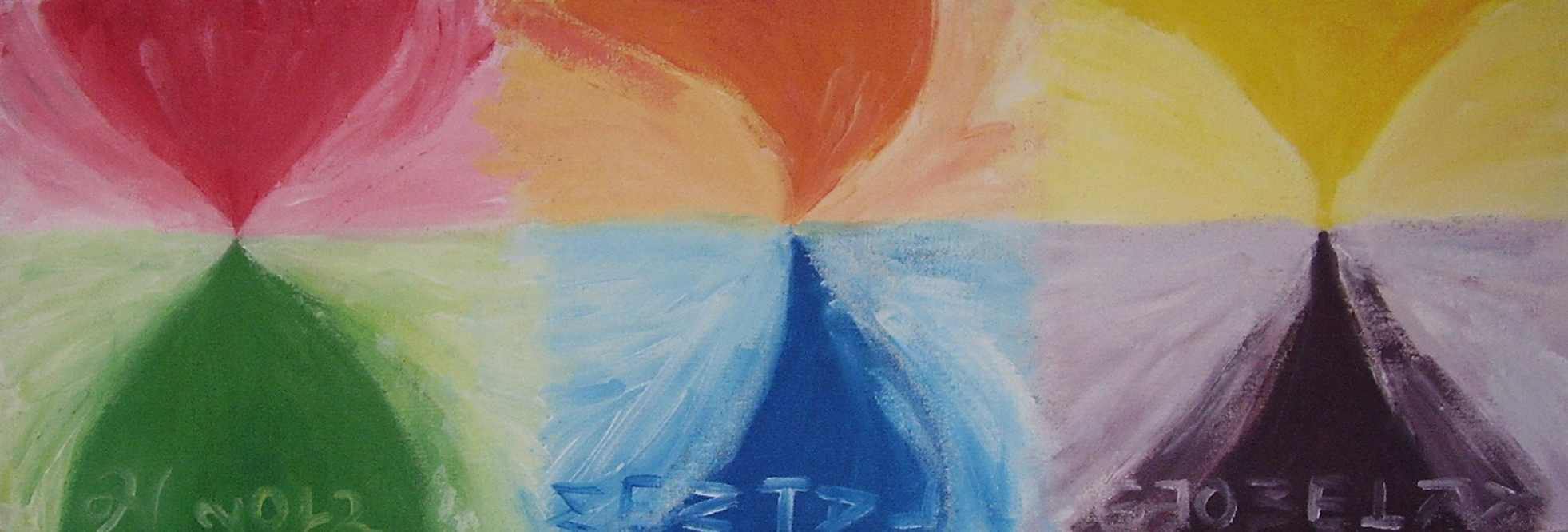 Tableau   GEOMETRIE MENTALE   157 x 53 cm